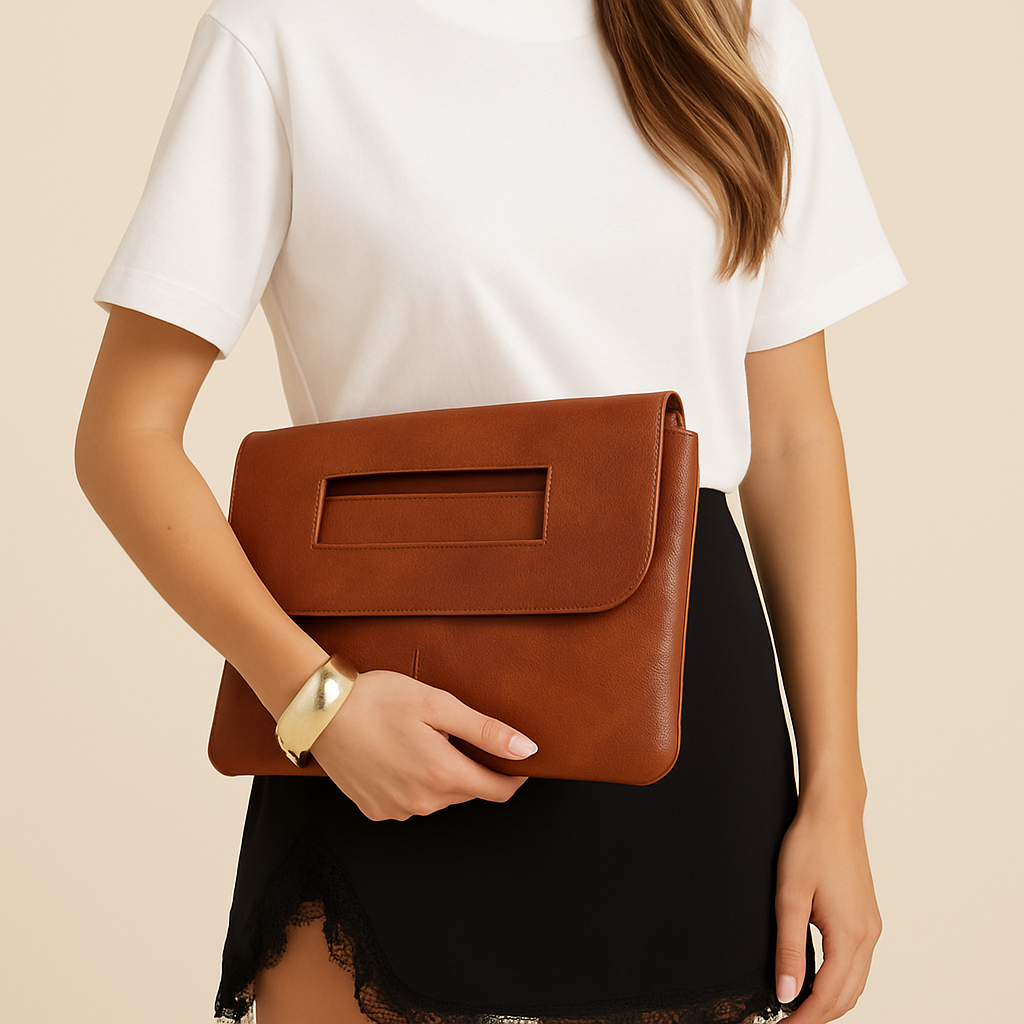 Leather Clutch Wallet