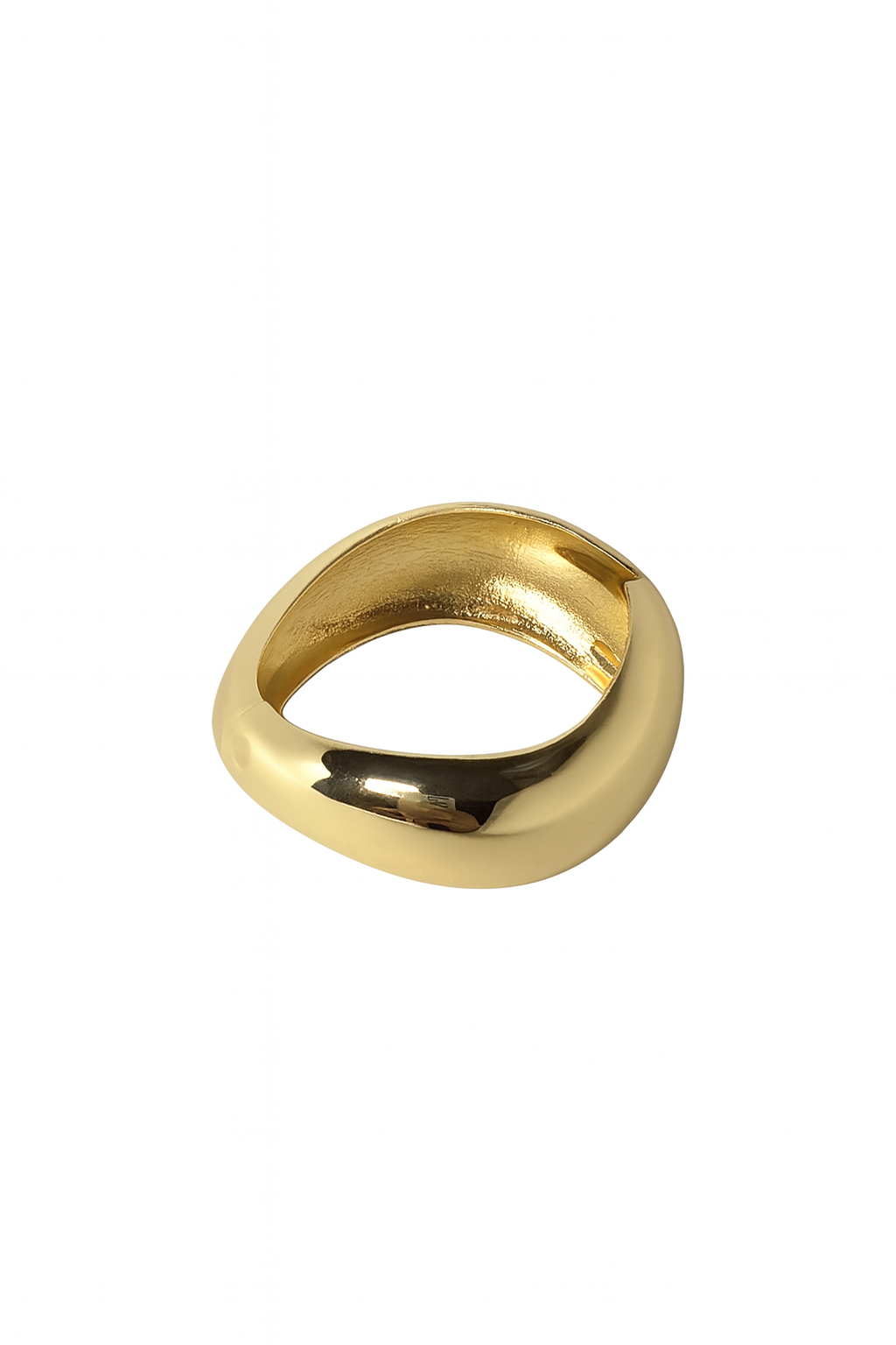 Minimalist Gold Ring with Organic Design
