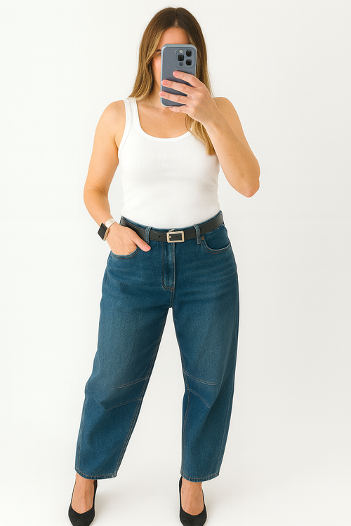 Barrel Denim Jeans