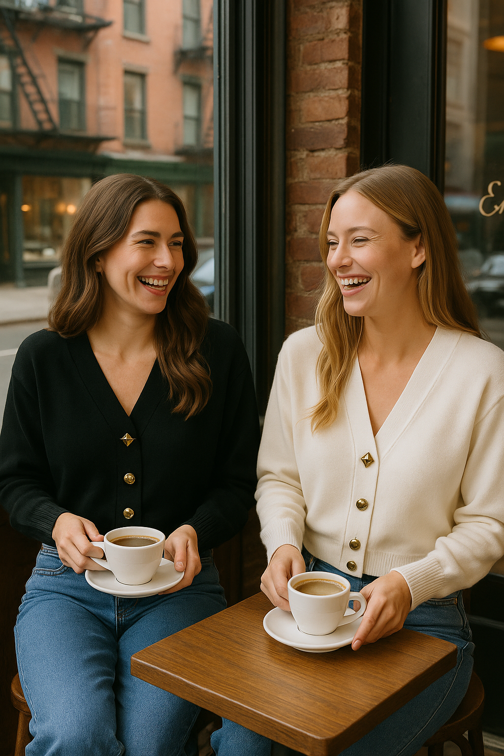 Metal Button Cardigan