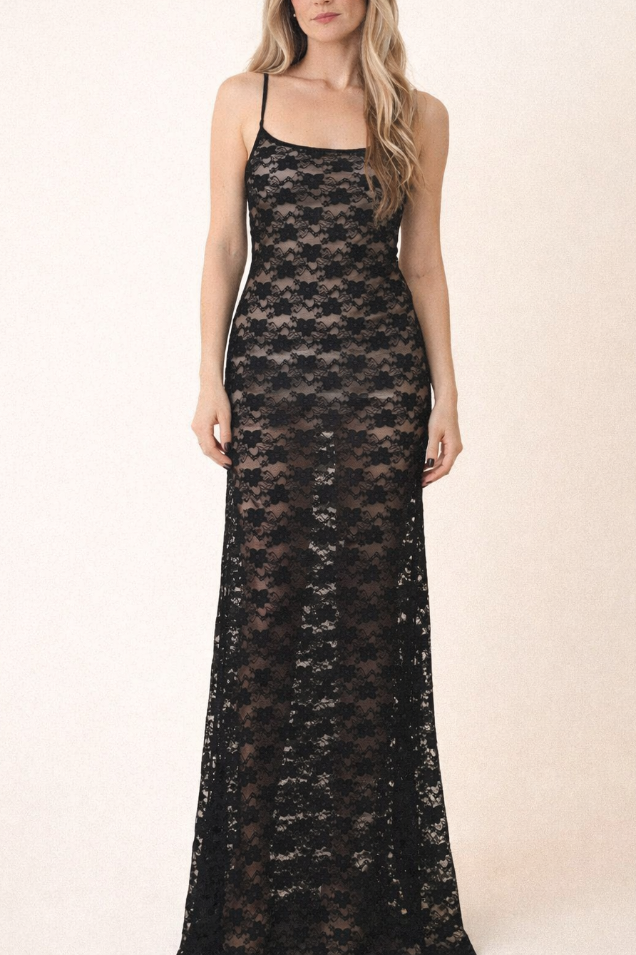 Black Lace Dress